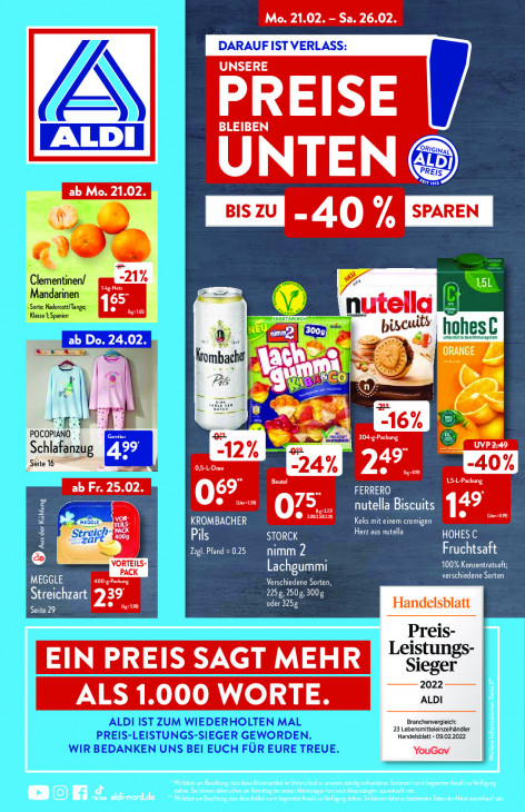 Aldi Nord Prospekt 24.02.2022
