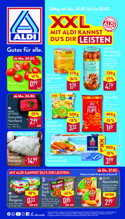Aldi Nord Prospekt 27.02.2025