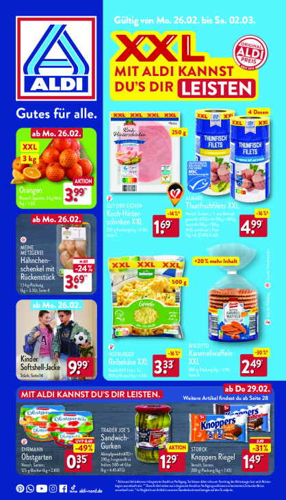 Aldi Nord Prospekt 29.02.2024