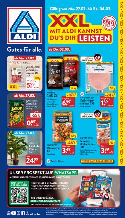 Aldi Nord Prospekt 02.03.2023