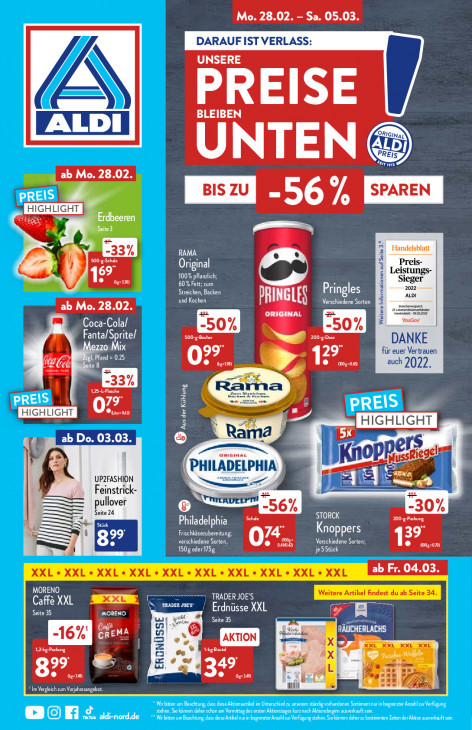 Aldi Nord Prospekt 03.03.2022