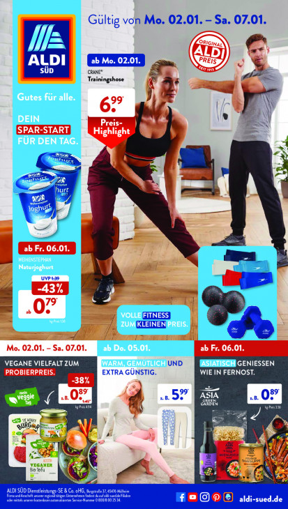 Aldi Süd Prospekt 07.01.2023