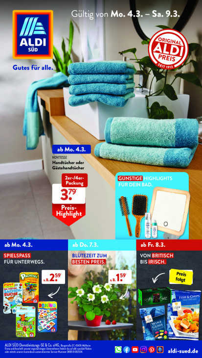 Aldi Süd Prospekt 07.03.2024