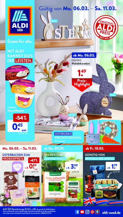 Aldi Süd Prospekt 11.03.2023