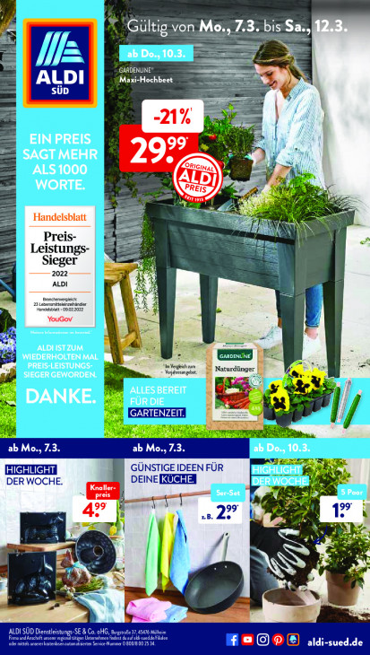Aldi Süd Prospekt 10.03.2022