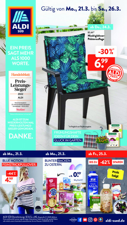 Aldi Süd Prospekt 24.03.2022