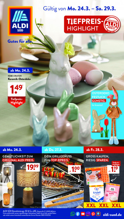 Aldi Süd Prospekt 29.03.2025