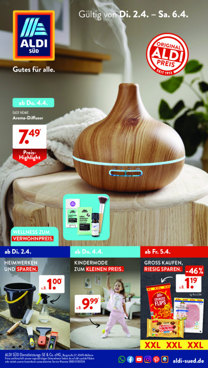 Aldi Süd Prospekt 04.04.2024