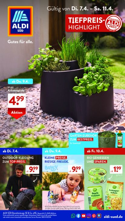 Aldi Süd Prospekt 11.04.2026