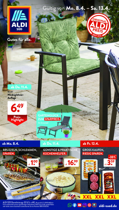Aldi Süd Prospekt 13.04.2024