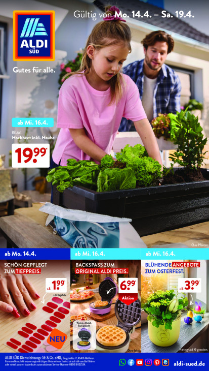 Aldi Süd Prospekt 16.04.2025