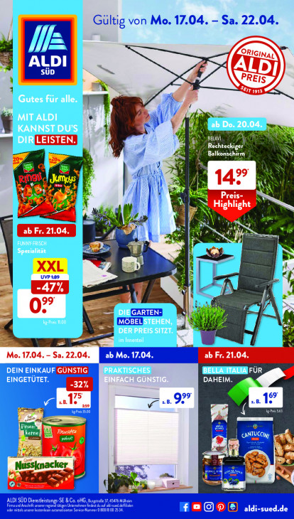 Aldi Süd Prospekt 22.04.2023