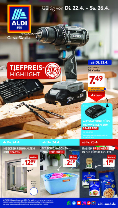Aldi Süd Prospekt 26.04.2025