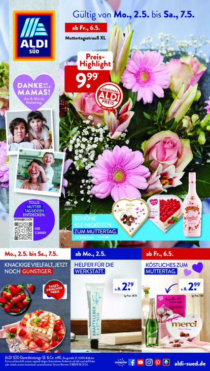 Aldi Süd Prospekt 06.05.2022