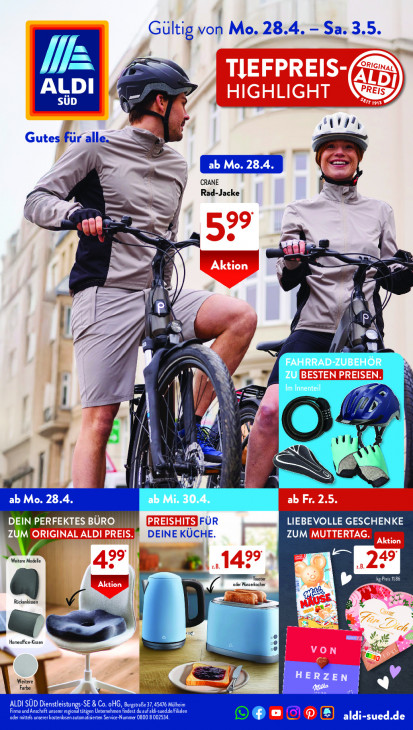Aldi Süd Prospekt 30.04.2025