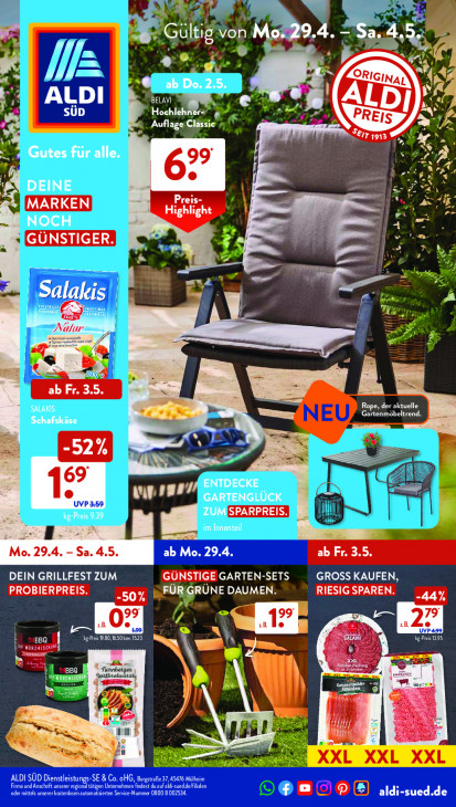 Aldi Süd Prospekt 04.05.2024