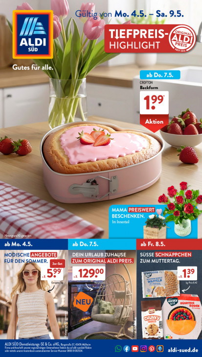 Aldi Süd Prospekt 09.05.2026