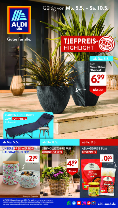 Aldi Süd Prospekt 09.05.2025