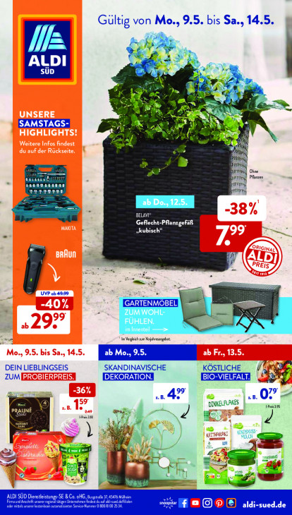Aldi Süd Prospekt 14.05.2022