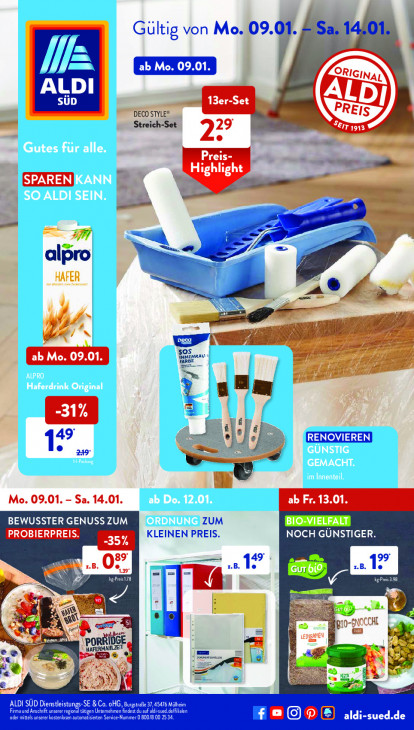 Aldi Süd Prospekt 12.01.2023