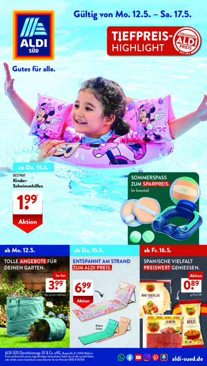 Aldi Süd Prospekt 15.05.2025