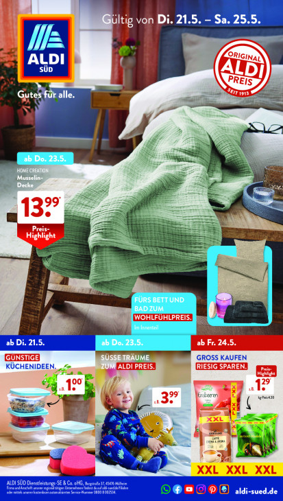Aldi Süd Prospekt 25.05.2024