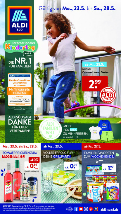 Aldi Süd Prospekt 27.05.2022