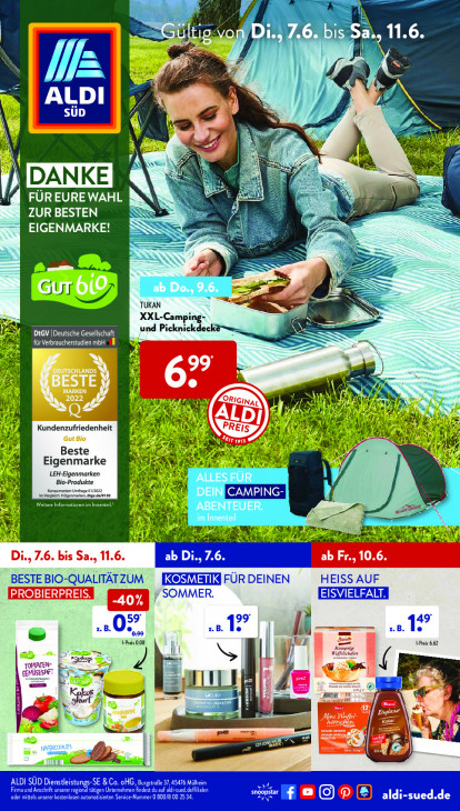 Aldi Süd Prospekt 09.06.2022