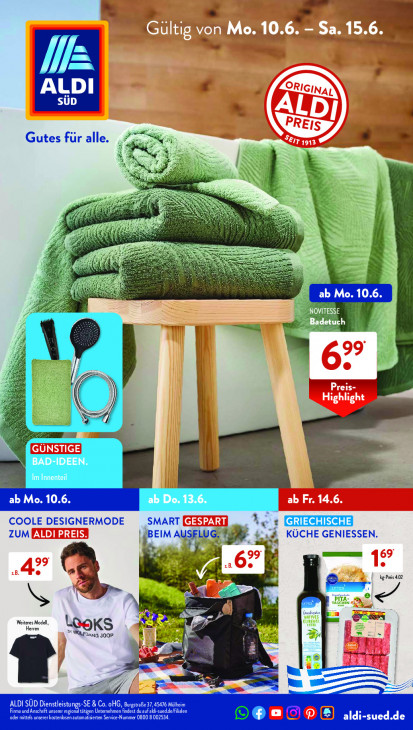 Aldi Süd Prospekt 15.06.2024