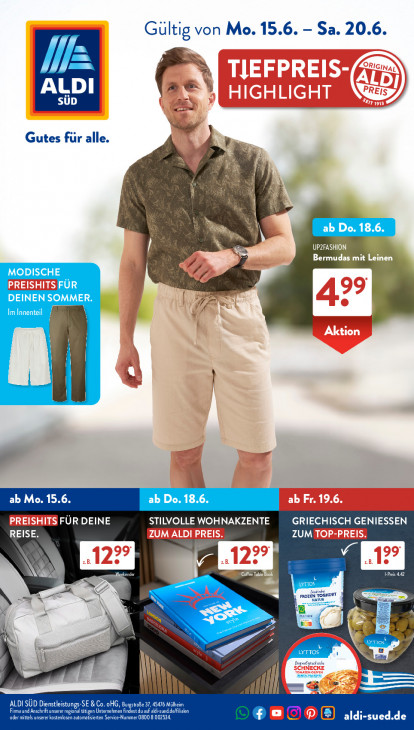 Aldi Süd Prospekt 15.06.2026