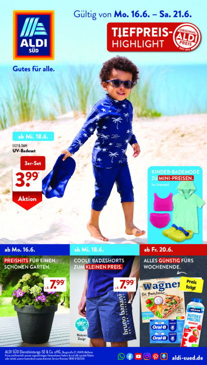 Aldi Süd Prospekt 21.06.2025
