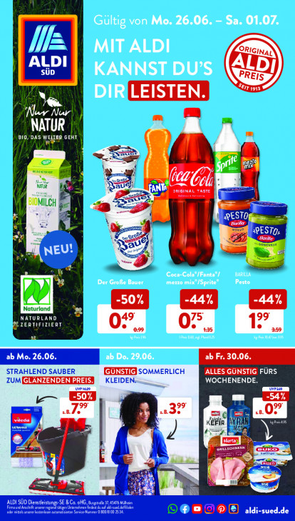 Aldi Süd Prospekt 01.07.2023