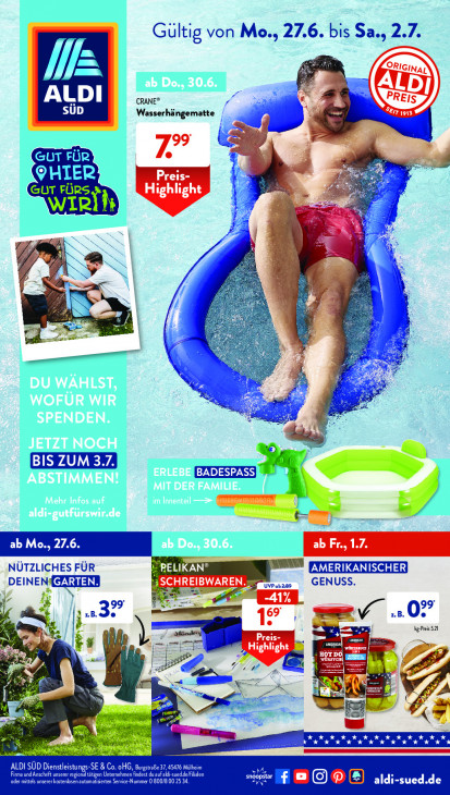Aldi Süd Prospekt 30.06.2022