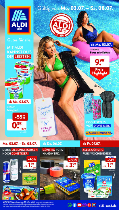 Aldi Süd Prospekt 08.07.2023