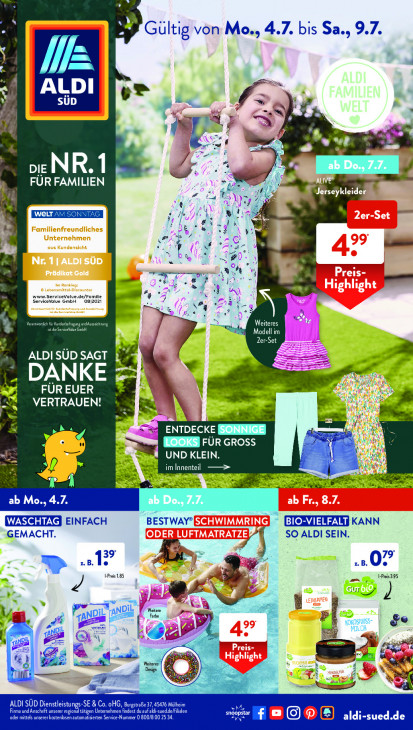 Aldi Süd Prospekt 07.07.2022