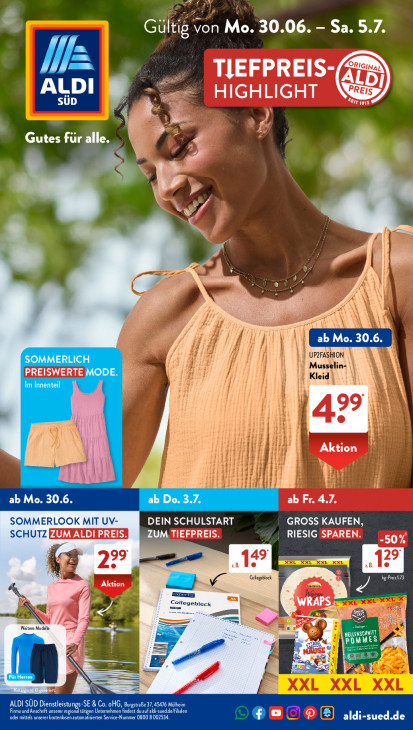 Aldi Süd Prospekt 05.07.2025