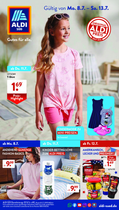 Aldi Süd Prospekt 13.07.2024