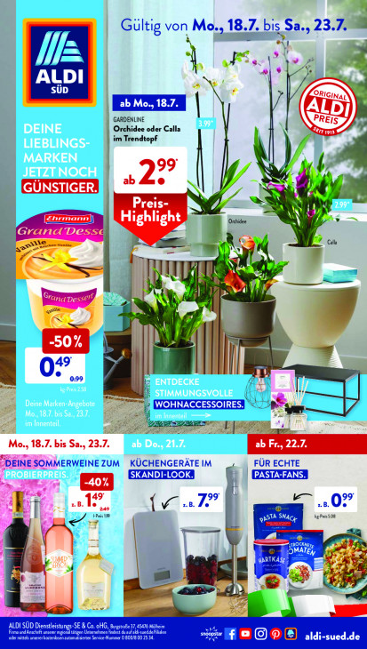 Aldi Süd Prospekt 21.07.2022