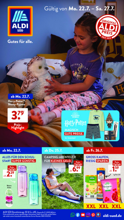 Aldi Süd Prospekt 25.07.2024