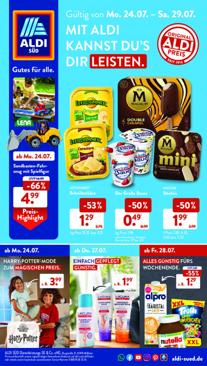 Aldi Süd Prospekt 29.07.2023