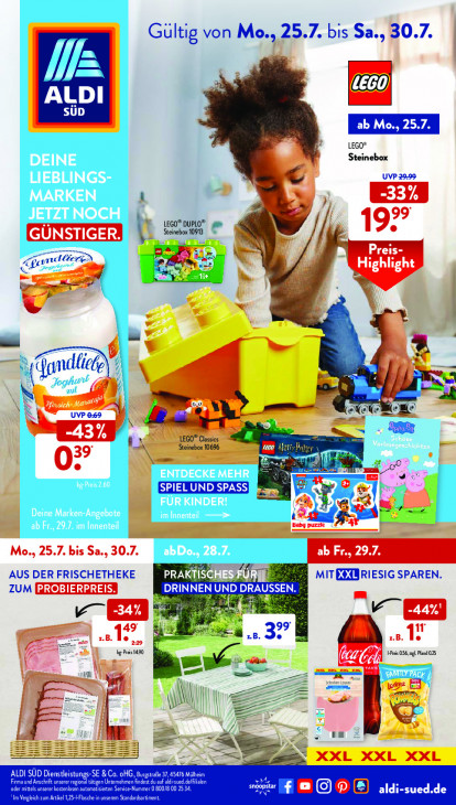 Aldi Süd Prospekt 29.07.2022
