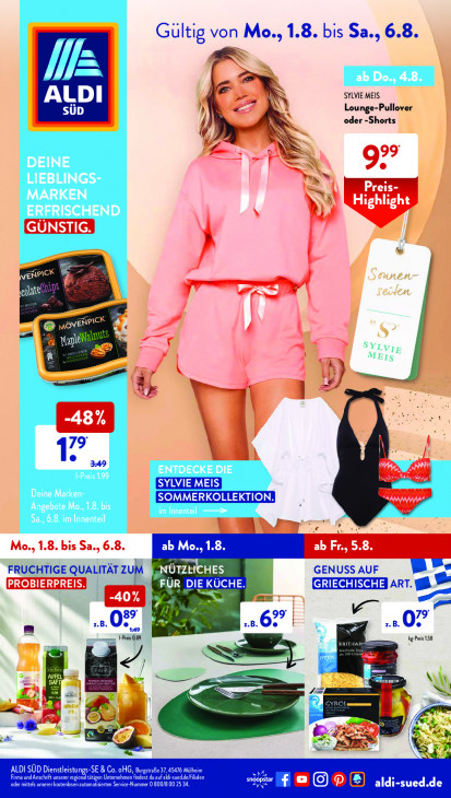 Aldi Süd Prospekt 04.08.2022