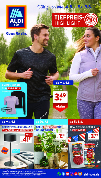 Aldi Süd Prospekt 08.08.2025