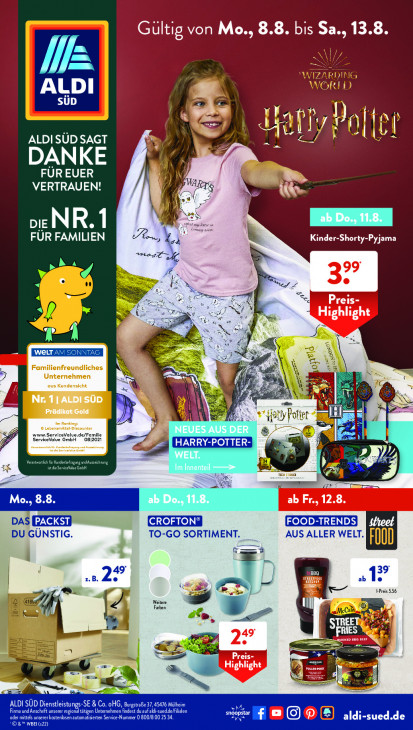 Aldi Süd Prospekt 11.08.2022