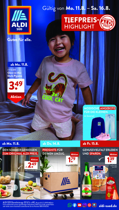 Aldi Süd Prospekt 16.08.2025