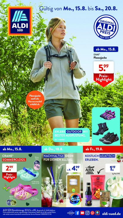 Aldi Süd Prospekt 19.08.2022