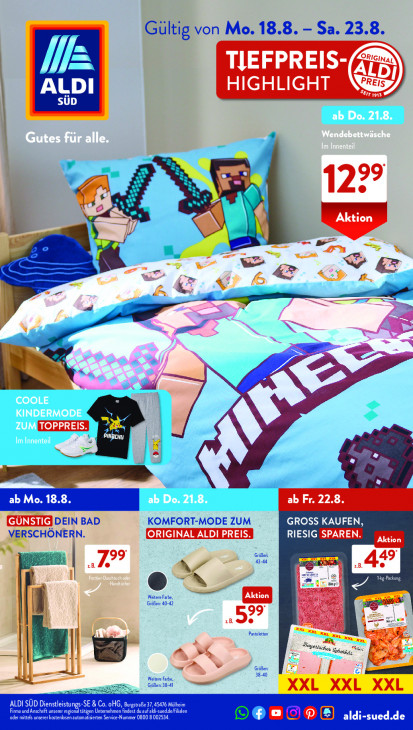 Aldi Süd Prospekt 23.08.2025