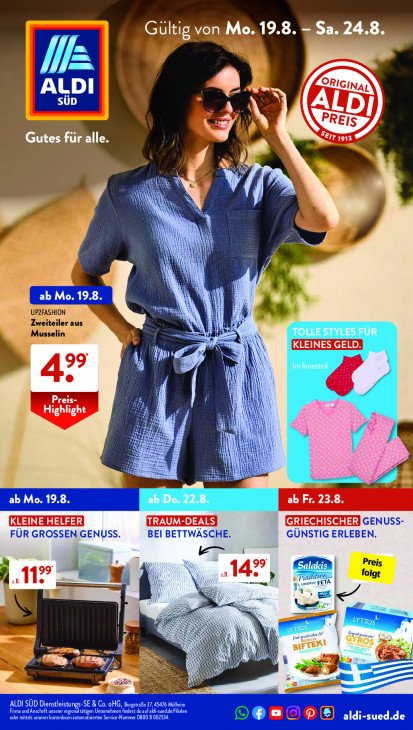 Aldi Süd Prospekt 24.08.2024