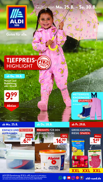 Aldi Süd Prospekt 30.08.2025
