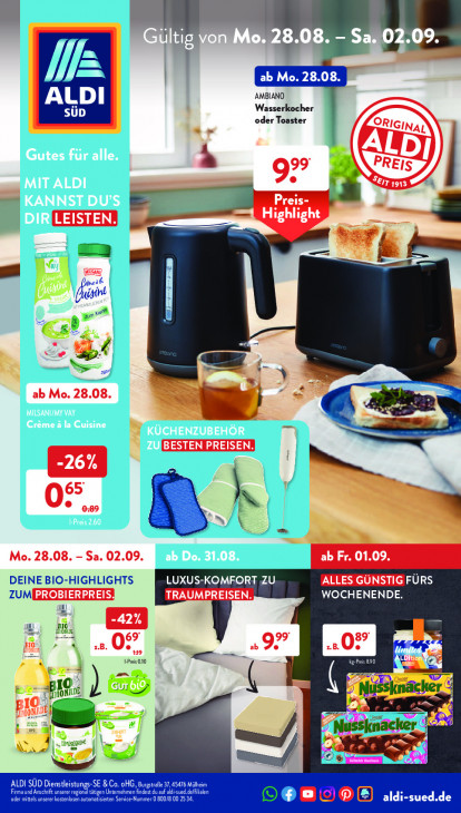 Aldi Süd Prospekt 02.09.2023